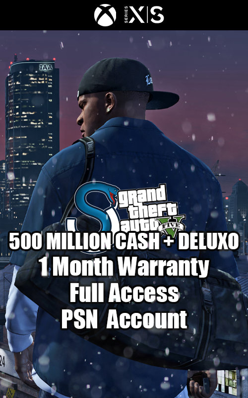 GTA V XBOX SERIES X/S 500 MILLION+ / CASH + DELUXO ACCOUNT