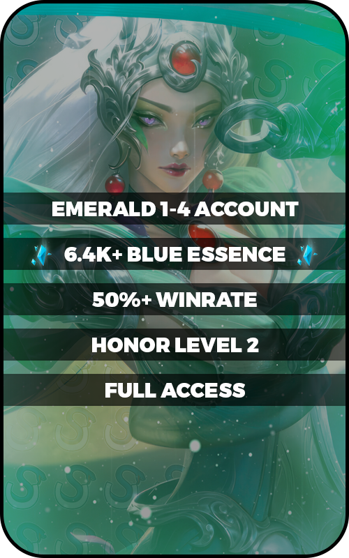 EUW Ranked Emerald Account 1-4