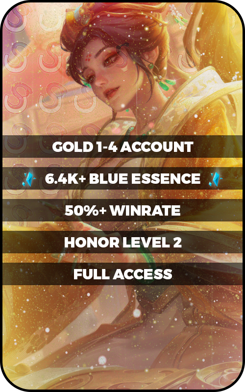 NA Ranked Gold Account 1-4