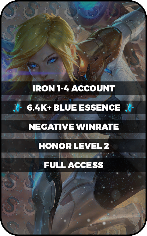 NA Ranked Iron Account 4